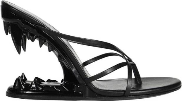 Gcds A delvormige leren sandalen