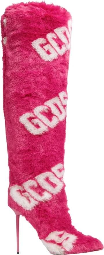 GCDS Faux Fur Logo Laarzen