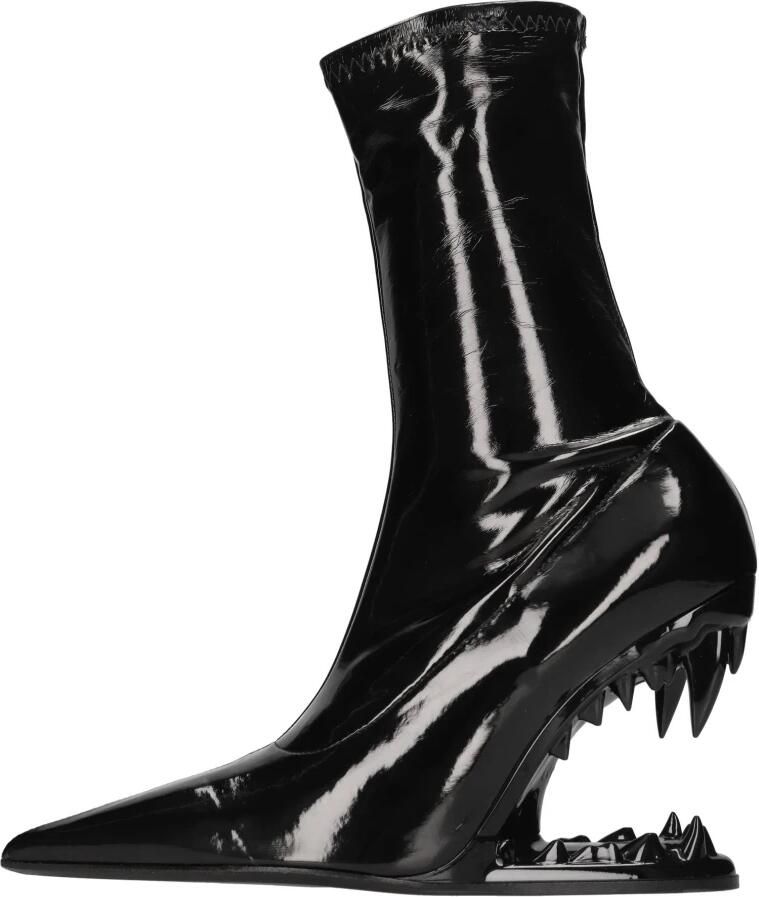 GCDS Faux Leather Enkellaarsjes