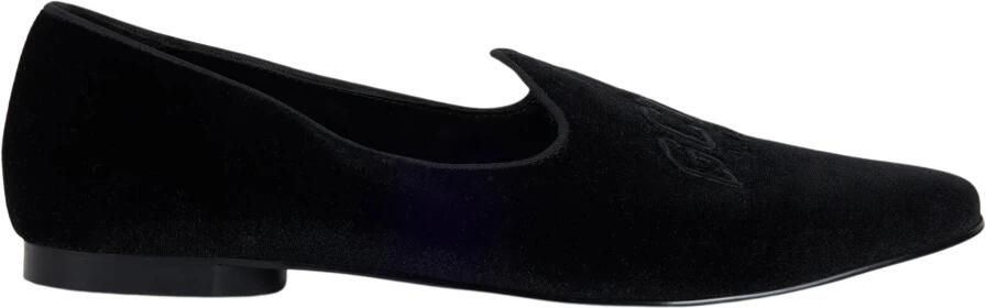 GCDS Fluwelen mocassin met logo