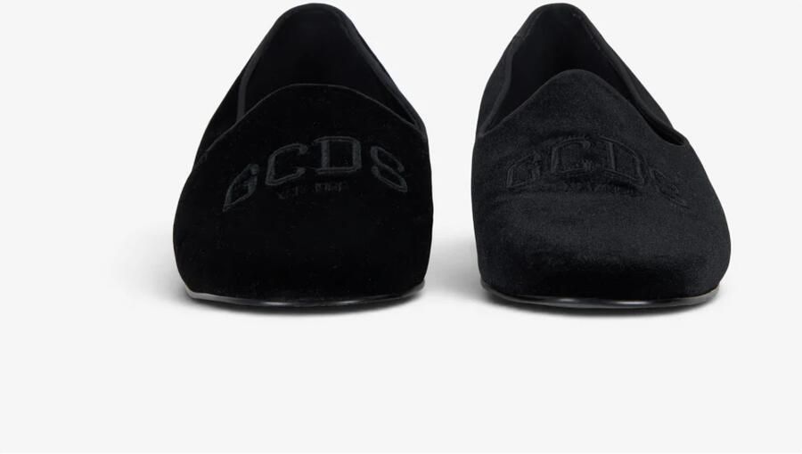 GCDS Fluwelen mocassin met logo - Foto 4