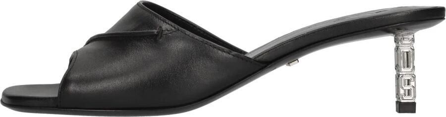 Gcds Leren Logo Ketting Sandalen