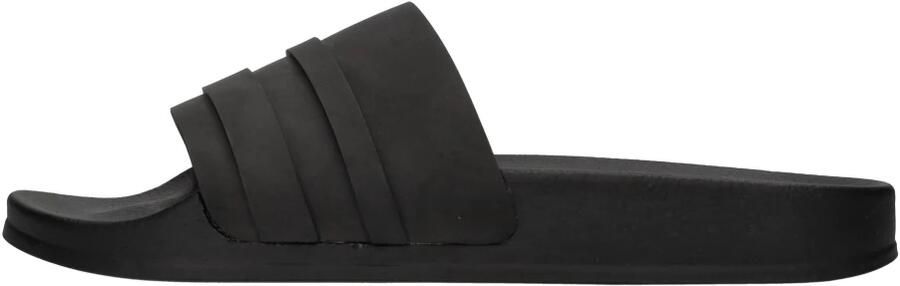 Gcds Logo Chain Sliders Zwarte Rubberen Sandalen