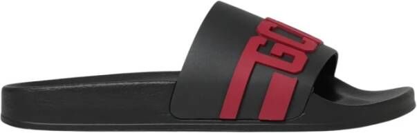 Gcds Stijlvolle Zwarte Casual Rubberen Sandalen