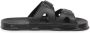 Gcds Zwarte Ciabatta Gum Slippers Ss22M470008 - Thumbnail 1
