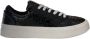Gcds Zwarte Monogram Sneaker met Logo Detail Black Heren - Thumbnail 1
