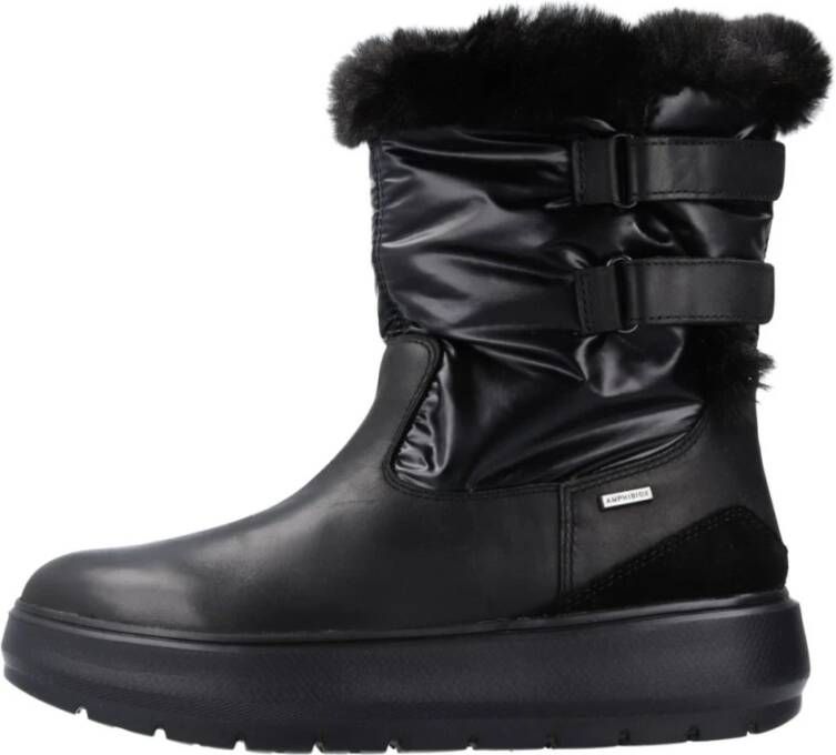 Geox Ankle Winterlaarzen Black Dames