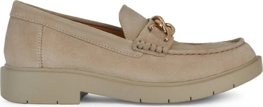 Geox Beige Loafers voor Vrouwen Beige Dames