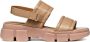 Geox Beige Platte Sandalen Lisbona Skin Beige Dames - Thumbnail 2