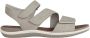 Geox Beige Platte Sandalen voor Vrouwen - Thumbnail 1