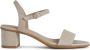 Geox Beige Platte Sandalen voor Vrouwen Beige Dames - Thumbnail 2