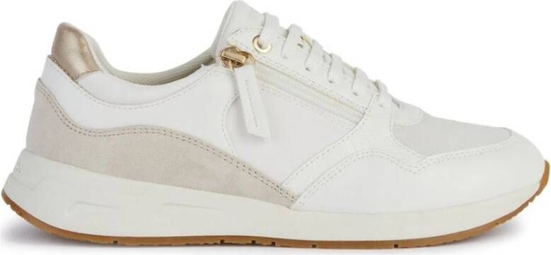 Geox Beige Sneakers voor Vrouwen Beige Dames