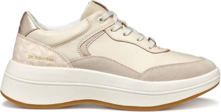 Geox Beige Vrije Tijd Sneakers