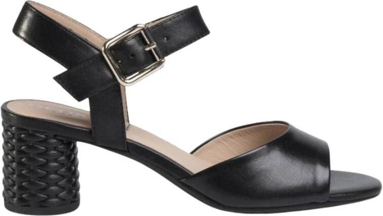 Geox black elegant open sandals Zwart Dames