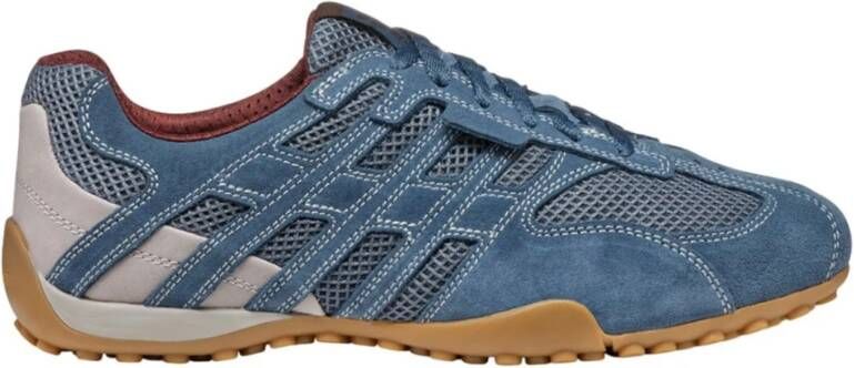 Geox Veterschoenen U SNAKE ORIGINAL veterschoen vrijetijdsschoen trekking sneaker met leren binnenzool