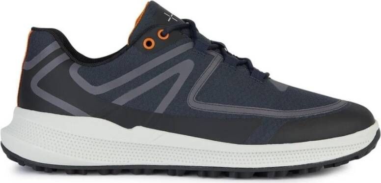 Geox Blauwe Sneakers voor Mannen Blue Heren