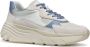 GEOX DIAMANTA DAMES Sneakers LICHTBLAUW MELKWIT - Thumbnail 2