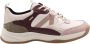 GEOX BERINIKE ABX DAMES Sneakers BEIGE ROOD - Thumbnail 2