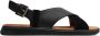 Geox Zwarte Platte Sandalen voor Vrouwen Black Dames - Thumbnail 2
