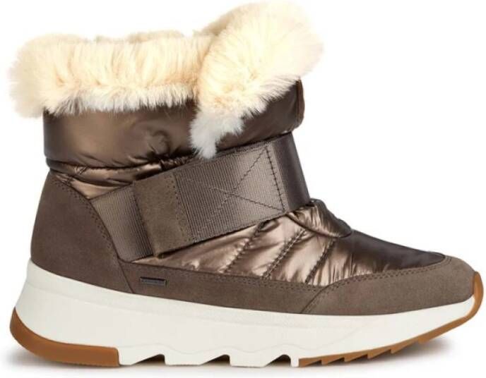 Geox Winterlaarzen D FALENA B ABX snow winter wedge heel slip-on shoe with tex equipment