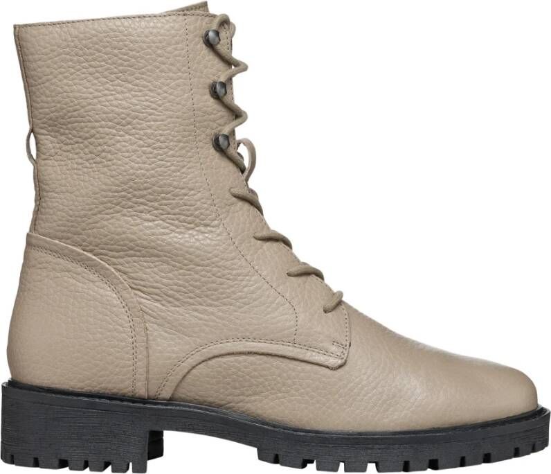 Geox Beige Enkellaarsjes voor Dames Beige Dames