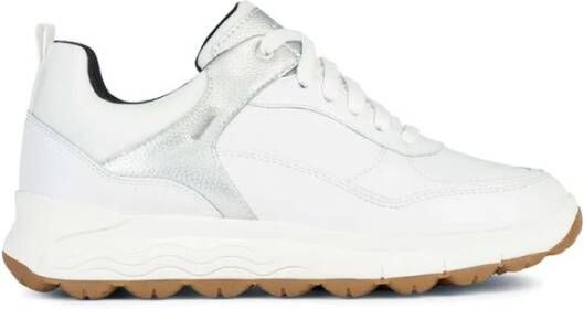Geox Witte 4x4 ABX Sneakers voor Vrouwen White Dames