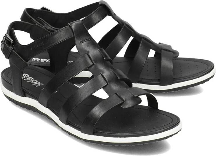 Geox Donna sand.vega sandalen Zwart Dames