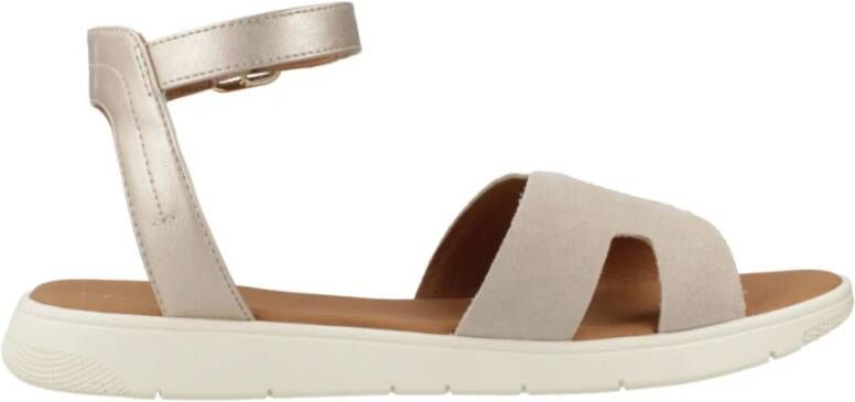 GEOX DANDRA DAMES Sandalen LICHTGOUD LICHTBEIGE