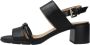 Geox Elegante Mid Heel Sandalen Black Dames - Thumbnail 2