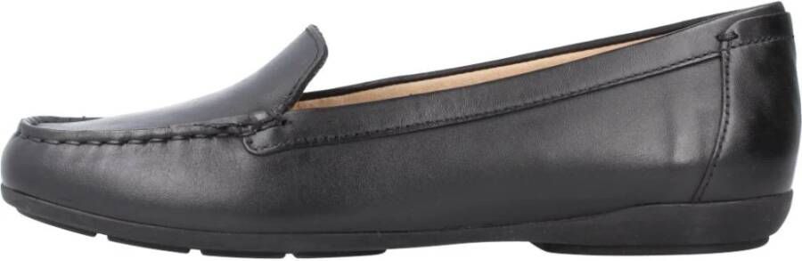 Geox Elegante Moc A Loafers voor Vrouwen Black Dames
