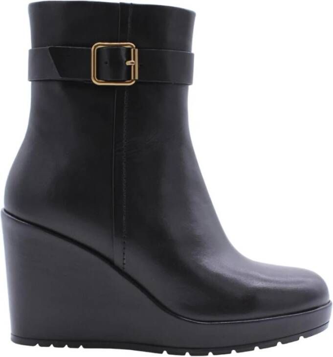 Geox Elegante Wedges voor modebewuste vrouwen Black Dames