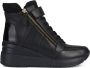 Geox Stijlvolle Lace-up Laarzen Zosma Black Dames - Thumbnail 2