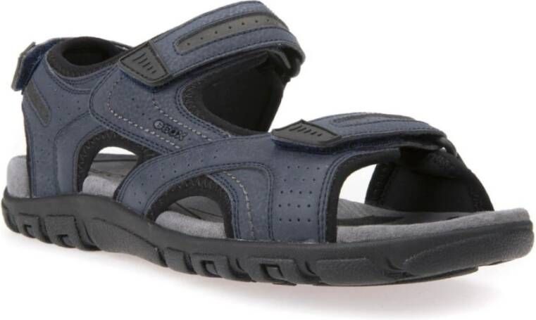 Geox Sandalen UOMO SANDAL STRADA met drie klittenbandsluitingen