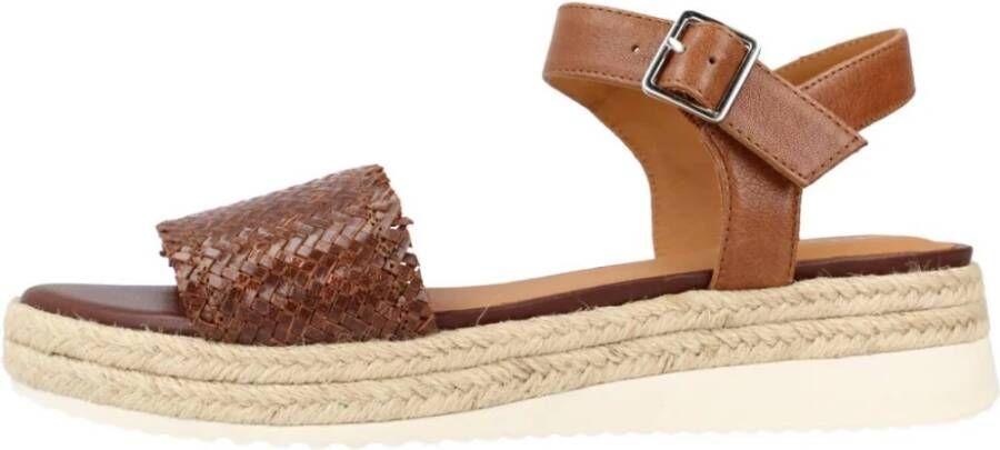 Geox Flat Sandals Brown Dames