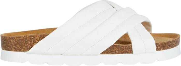 Geox Flat Sandals White Dames