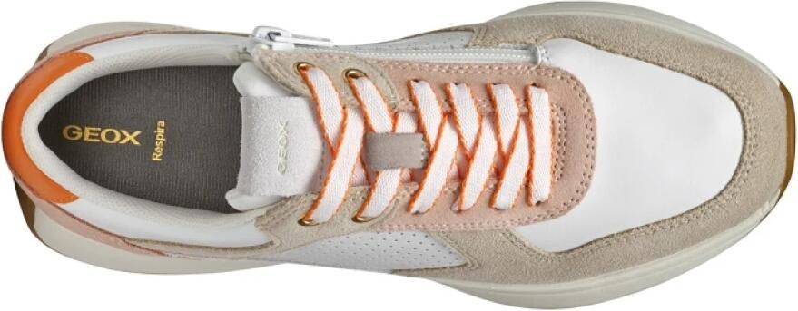 Geox Sneakers van leermix model 'AMABEL'