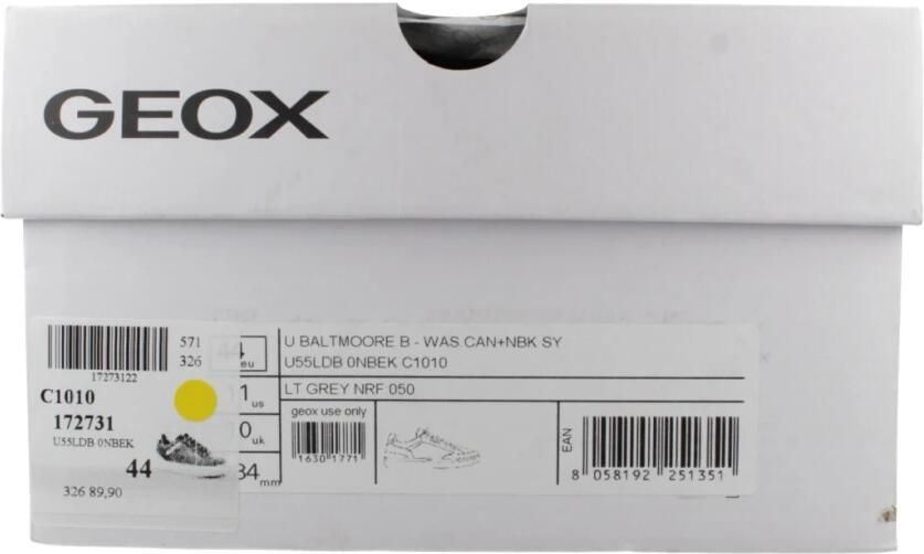 GEOX BALTMOORE HEREN Sneakers LICHTGRIJS - Foto 3