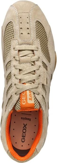 Geox Veterschoenen U SNAKE ORIGINAL veterschoen vrijetijdsschoen trekking sneaker met leren binnenzool - Foto 2