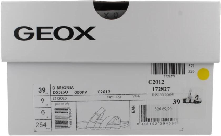 GEOX Brionia Sandalen Geel Goud Vrouw - Foto 3