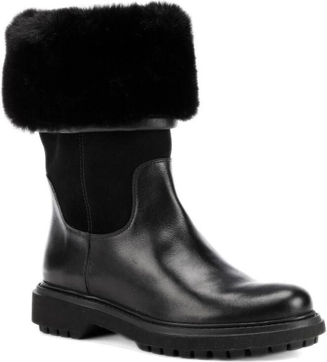Geox Winterlaarzen D Iridea met trendy kraag van imitatiebont - Foto 4