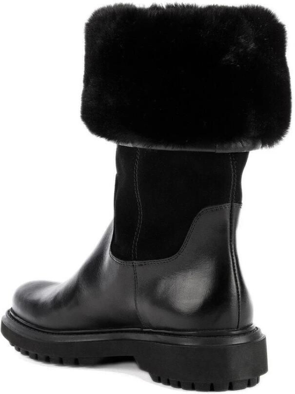 Geox Winterlaarzen D Iridea met trendy kraag van imitatiebont - Foto 3