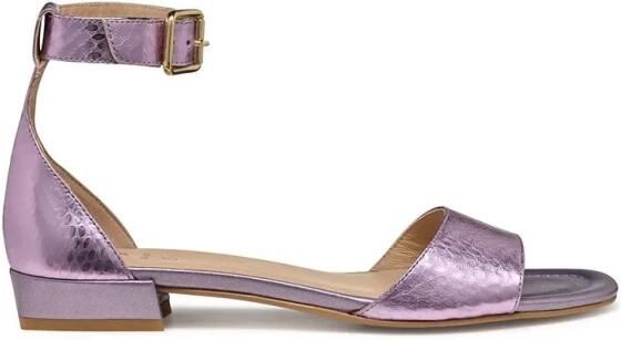 GEOX D New Eraklia 15 B Dames Slippers Leer Flieder