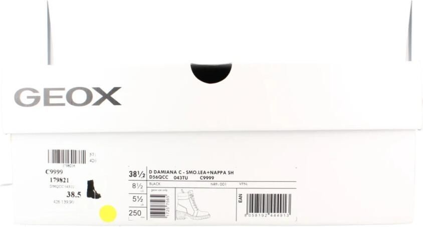 GEOX Damiana Booties Met Hak Zwart Vrouw - Foto 6
