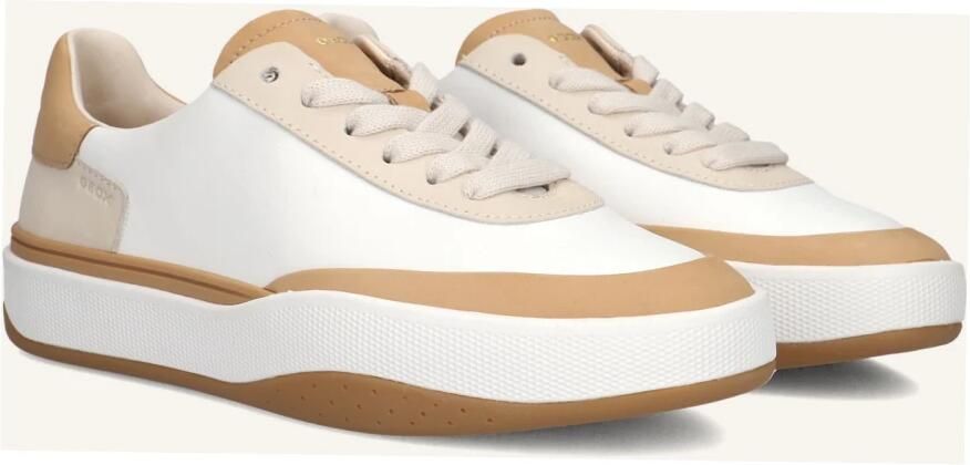 GEOX D Dynamia Sneakers Dames Leren Sneaker Wit - Foto 4