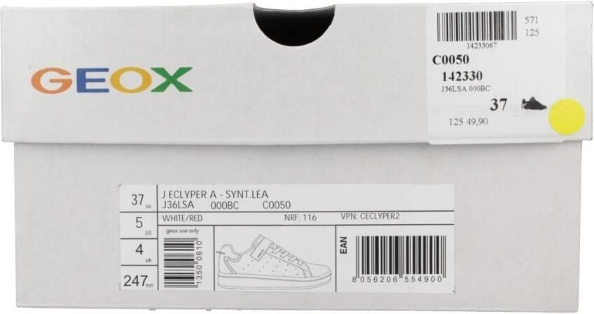 GEOX J ECLYPER BOY Wit - Foto 2