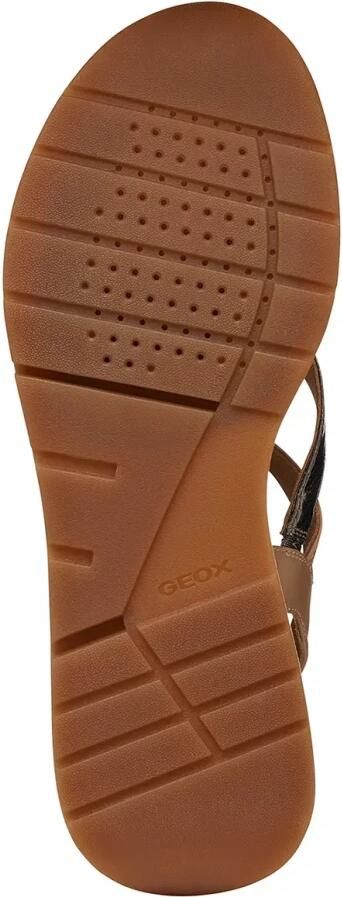 GEOX ELOWYNNE DAMES Sandalen DONKERBEIGE BEIGE - Foto 4