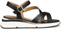 Geox Elowynne Platform Sandalen - Zwart