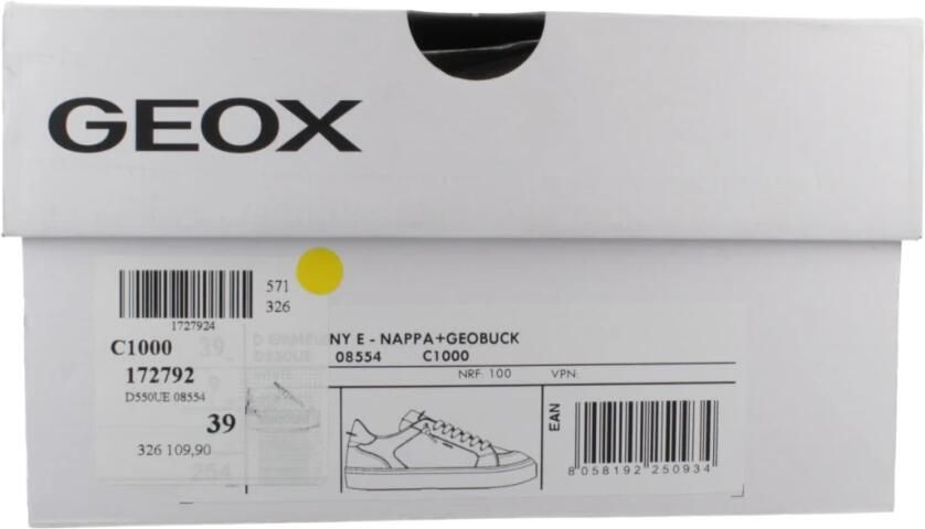 GEOX EMMELENY DAMES Sneakers WIT - Foto 3