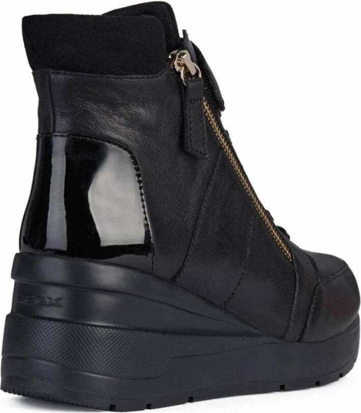 Geox Stijlvolle Lace-up Laarzen Zosma Black Dames - Foto 2