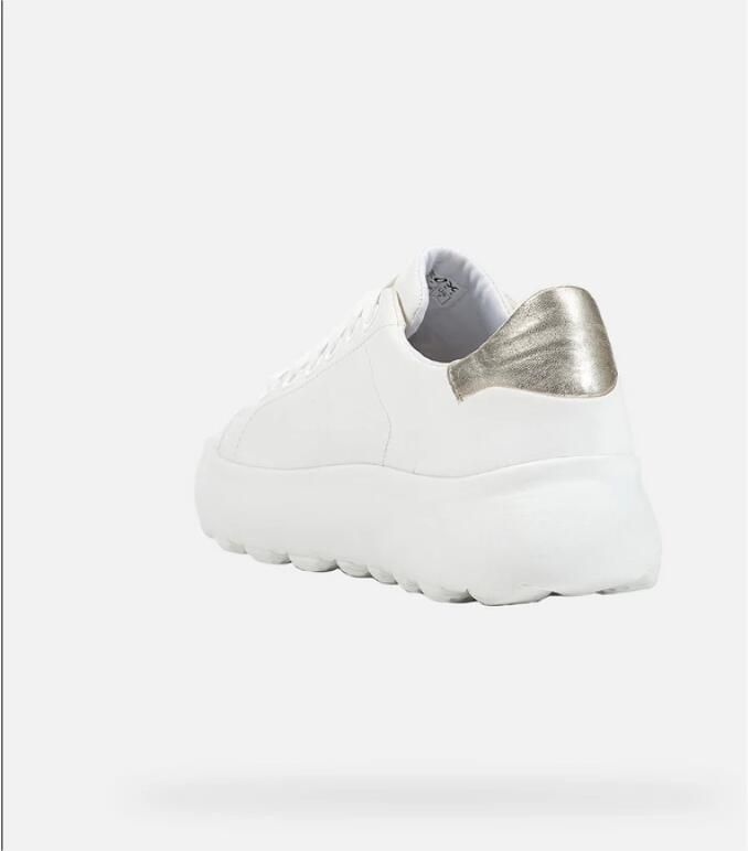 GEOX D35TCB Volwassenen Lage sneakersDames sneakers Wit beige - Foto 3